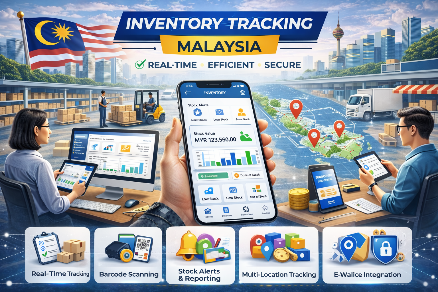 Inventory Tracking Management |1500RM Real-Time Stock System