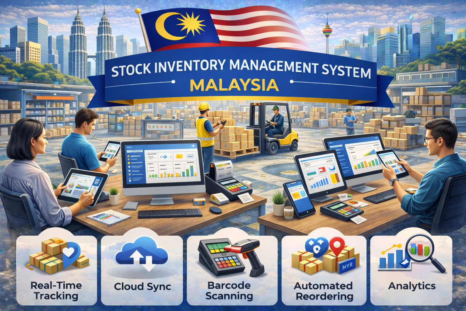 Stock Inventory Management System 1500RM - Smart Warehouse